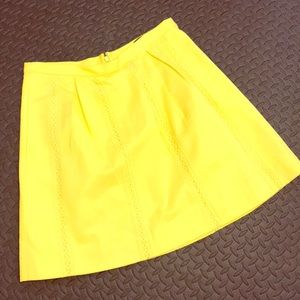 J. Crew Yellow Skirt